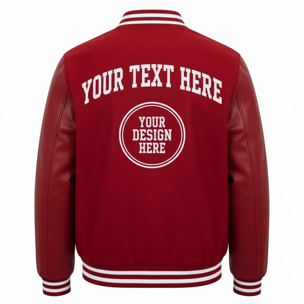 Plantilla Chaqueta Roja - Atrás