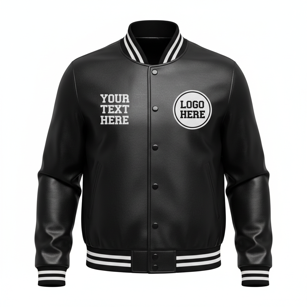 Varsity Leather Jacket (Minimum 20 Units)