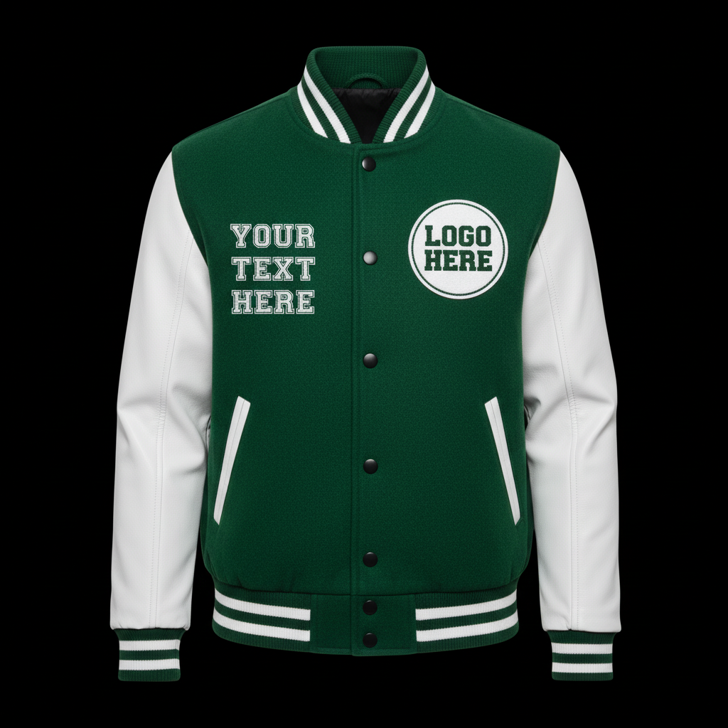 Forest Green / White front